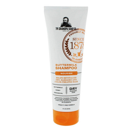 Grandpas Soap Co Nourish Shampoo, Buttermilk, 8 oz
