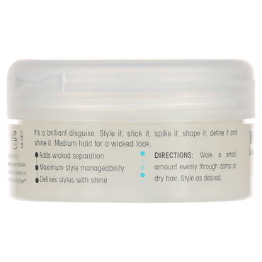 Giovanni All Natural Wicked Hair Wax Definition Of Styling Pomade, 2 Oz