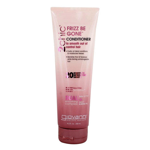 Giovanni 2chic Frizz Be Gone Hair Conditioner, Shea Butter and Sweet Almond Oil, 8.5 Oz