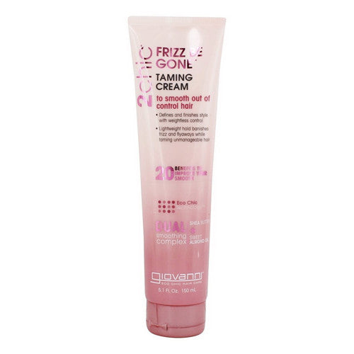 Giovanni 2chic Frizz Be Gone Taming Cream with Shea Butter and Almond Oil, 5.1 Oz