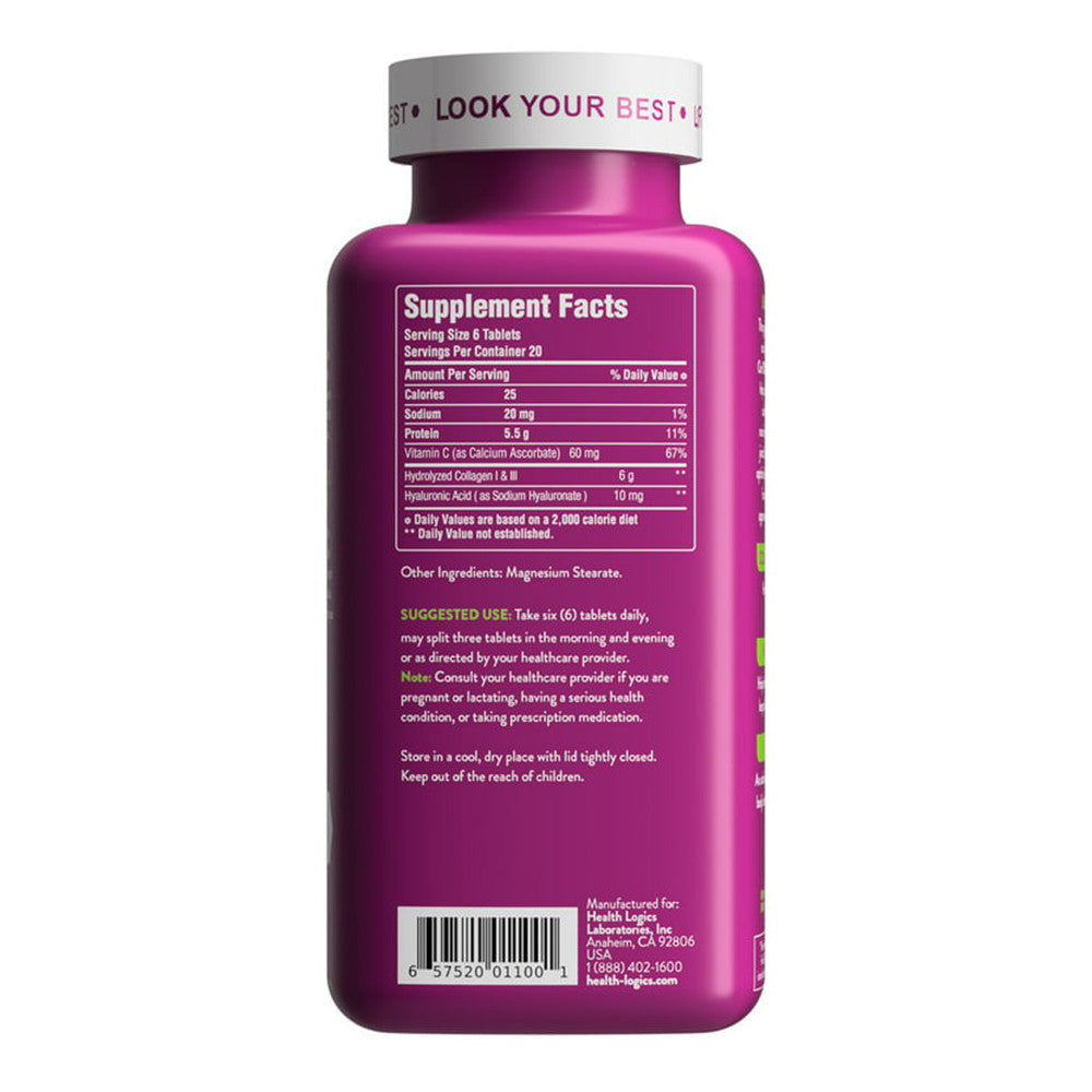 Health Logics Youthful Collagen 6,000 Mg Anti Aging Collagen, 120 Ct