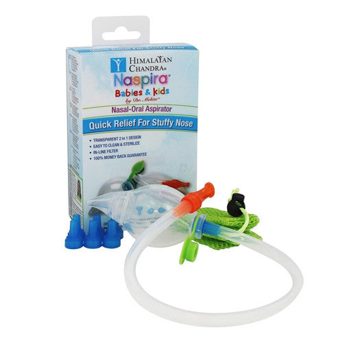 Himalayan Chandra Naspira Nasal Oral Aspirator for Babies and Kids, 1 Ea