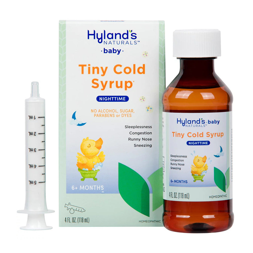 Hylands Homepathic Cold Syrup Nighttime Tiny Baby, 4 Oz