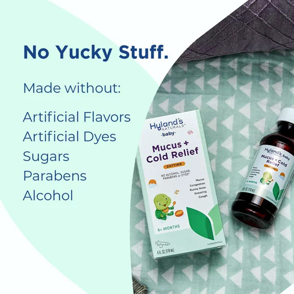 Hyland's Baby Mucus & Cold Relief Liquid - 4 Oz