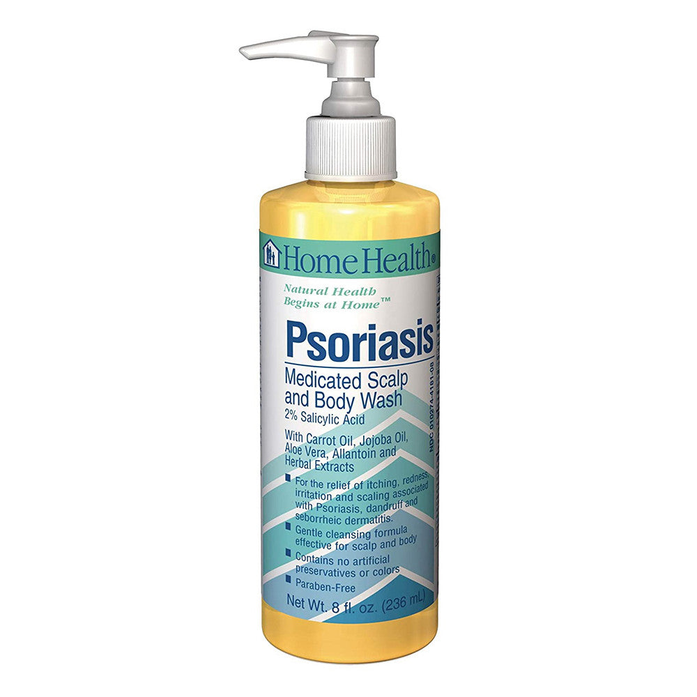 Home Health Psoriasis Medicated Scalp And Body Wash, 8 Oz