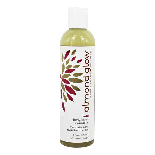 Home Health Almond Glow Body Lotion, Rose, 8 Oz