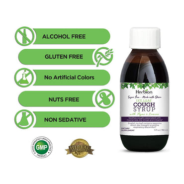 Herbion Ivy Leaf Syrup with Thyme, 5 Oz