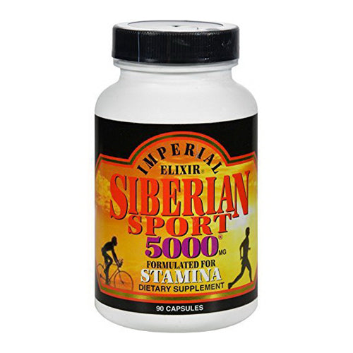 Imperial Elixir Siberian Sport 5000mg Formulated for Stamina Capsules 90Ea