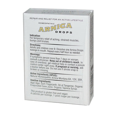 Historical Remedies Homeopathic Arnica Drops Repair and Relief Lozenges, 30 Ea