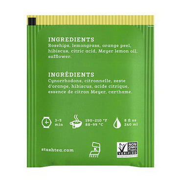 Stash Tea Meyer Lemon Blossom Tea, Caffeine Free, 20 Ct