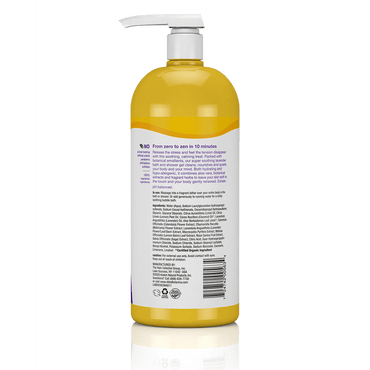 Alba Botanica Very Emollient French Lavender Bath And Shower Gel, 32 Oz