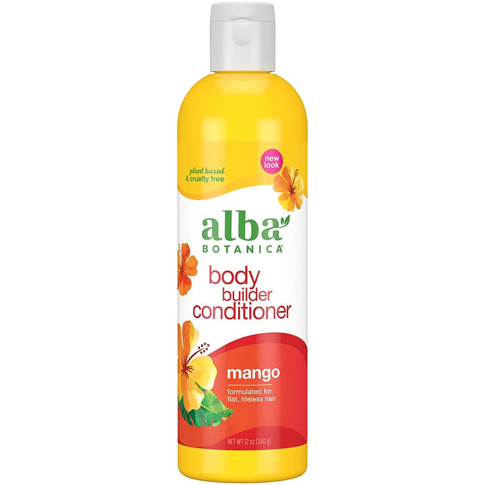 Alba Botanica Body Builder Conditioner Mango Moisturizing, 12 Oz