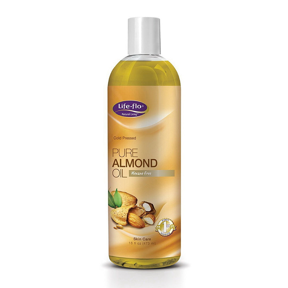 Life-flo health care Pure Almond Oil, 16 oz