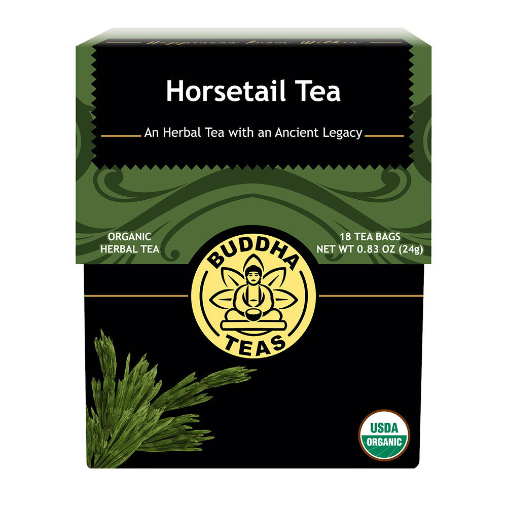 Buddha Teas Organic Horsetail Herbal Tea Bags, 18 Ea