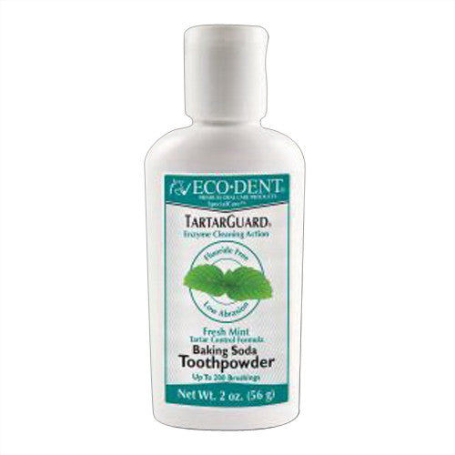 Eco-Dent Tartarguard Toothpowder, Fresh Mint - 2 oz