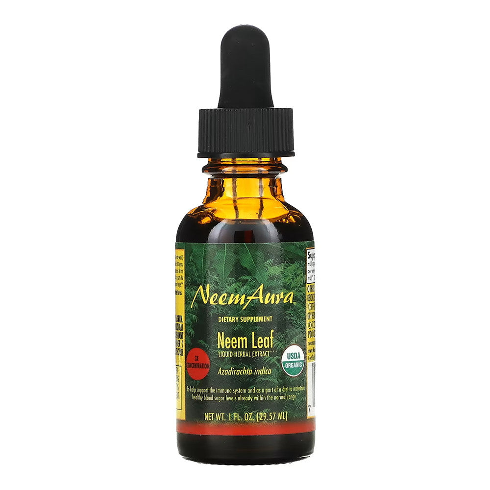 Neem Aura Triple Potency Neem Leaf Herbal Liquid Extract - 1 Oz