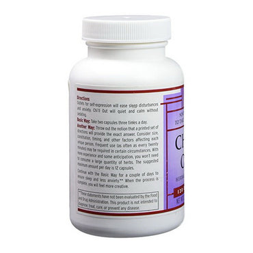 Chi'll Out by OHCO Oriental Natural Herbal Supplement Capsules, 120 Ea