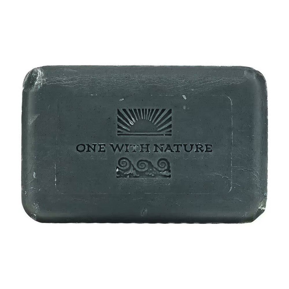 One With Nature Dead Sea Spa Activated Charcoal Mineral Bar Soap, 7 Oz