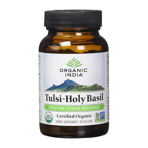 Organic India Tulsi Holy Basil Positive Response Capsules - 90 Ea