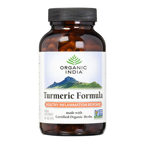 Organic India Turmeric Formula Vegetarian Capsules, 180 Ea
