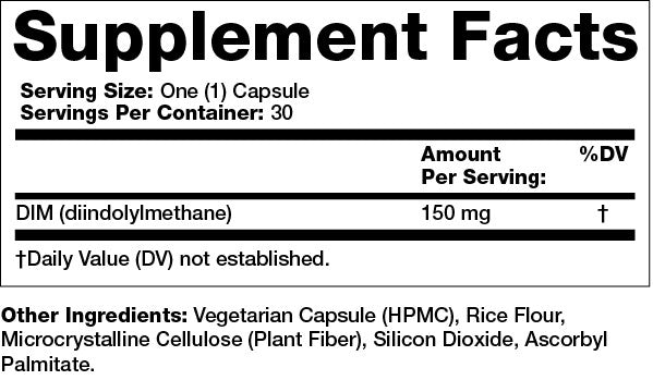 Olympian Labs Dim Extra Strength 150 Mg Capsules, 30 Ea