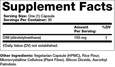 Olympian Labs Dim Extra Strength 150 Mg Capsules, 30 Ea