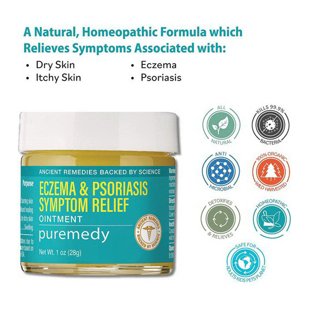 Puremedy Eczema Free Homeopathic Salve - 1 Oz
