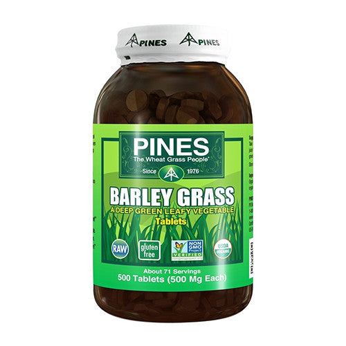 Pines Barley Grass Green Leafy 500 Mg Vegetable Tablets, 500 Ea