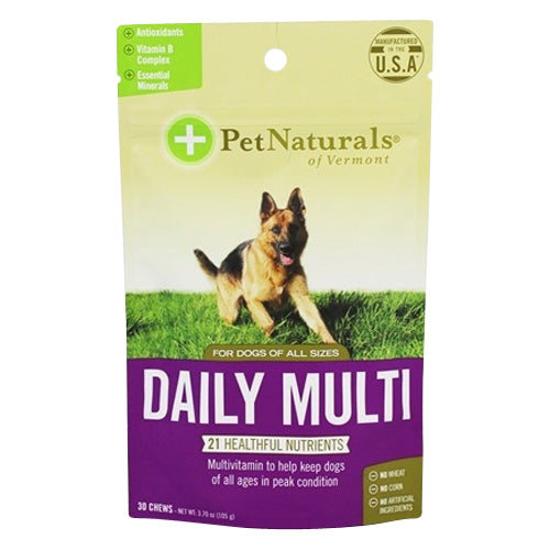 Pet Naturals of Vermont Daily Multi Chews For Dogs of All Sizes, 30 Ea