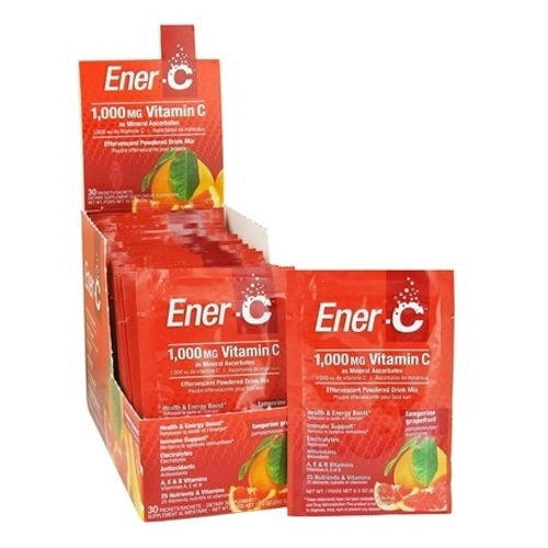 Ener C Immune Support Vitamin C Effervescent Drink Mix Tangerine 30Ea