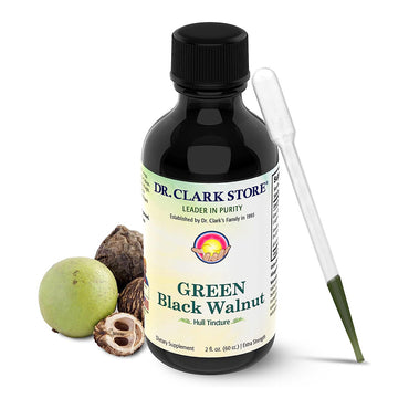 Dr Clark Store Green Black Walnut Hull Tincture, 2 Oz