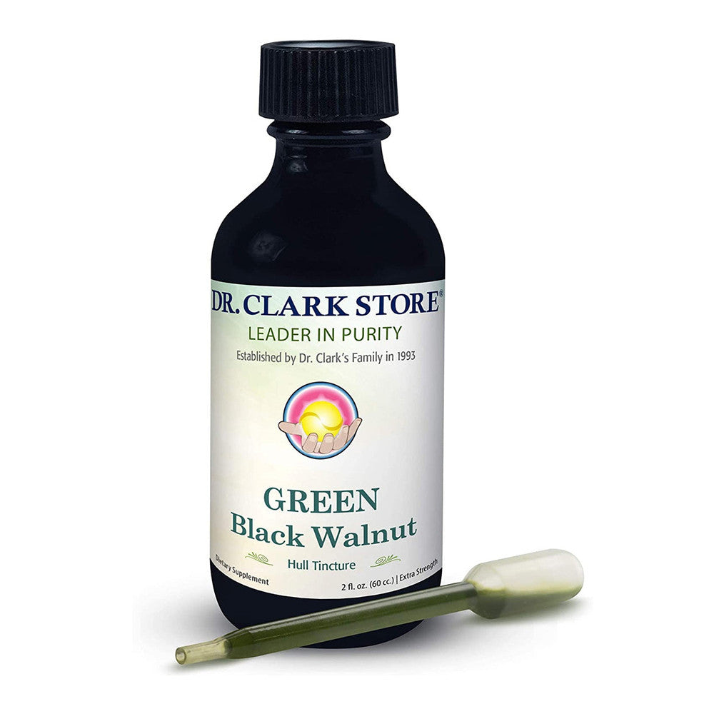 Dr Clark Store Green Black Walnut Hull Tincture, 2 Oz