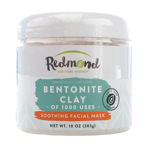 Redmond Bentonite Clay Of 1000 Uses Soothing Facial Mask, 10 Oz