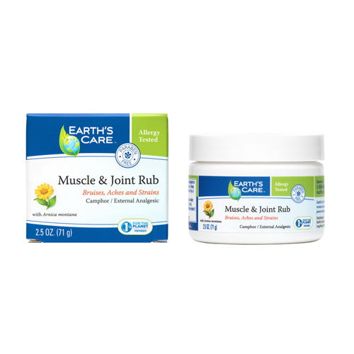 Earths Care Muscle And joint Rub With Arnica Montana, 2.5 oz