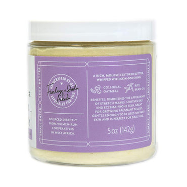 Shea Radiance Whipped Shea Butter with Colloidal Oatmeal, Lavender Bliss, 5 Oz