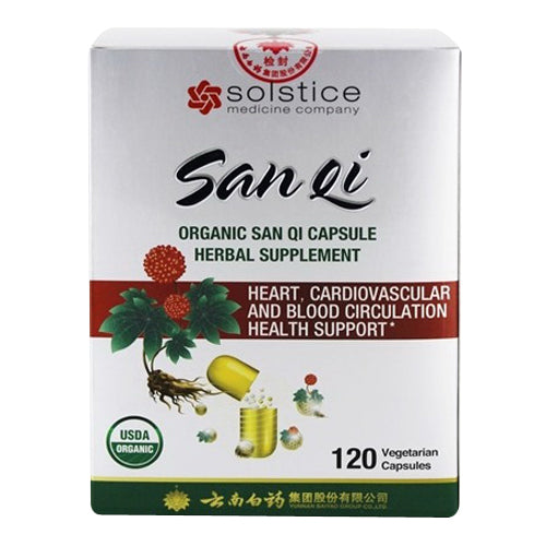 Solstice San Qui Cardiovascular And Blood Circulation Support Vegetable Capsules, 120 Ea
