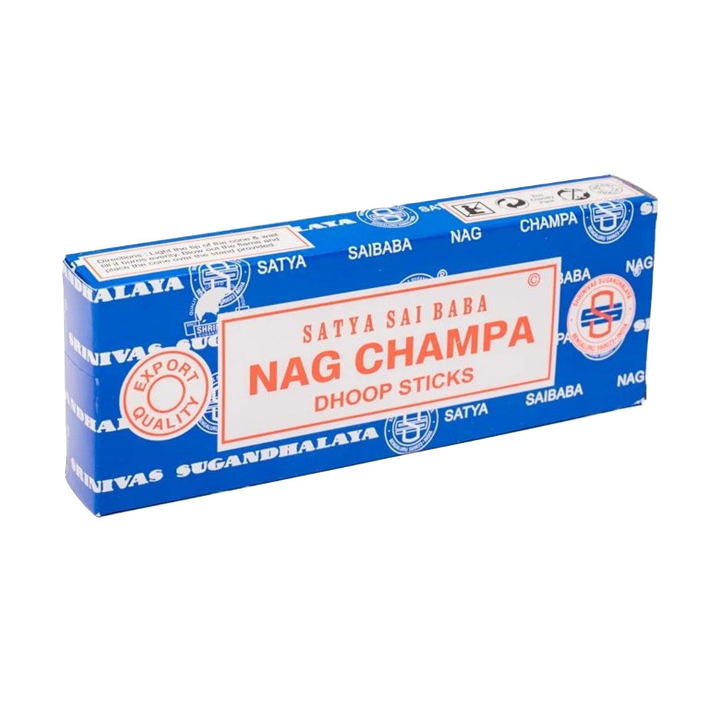 Satya Sai Baba Nag Champa Dhoop Sticks, 10 Ea