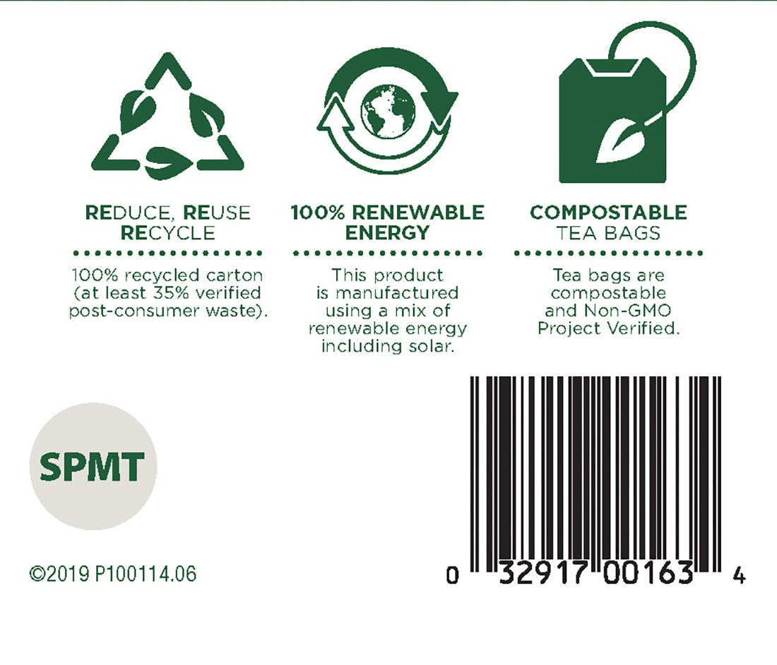 Traditional Medicinals Caffeine Free Organic Spearmint Herbal Tea Bags, 16 Ea