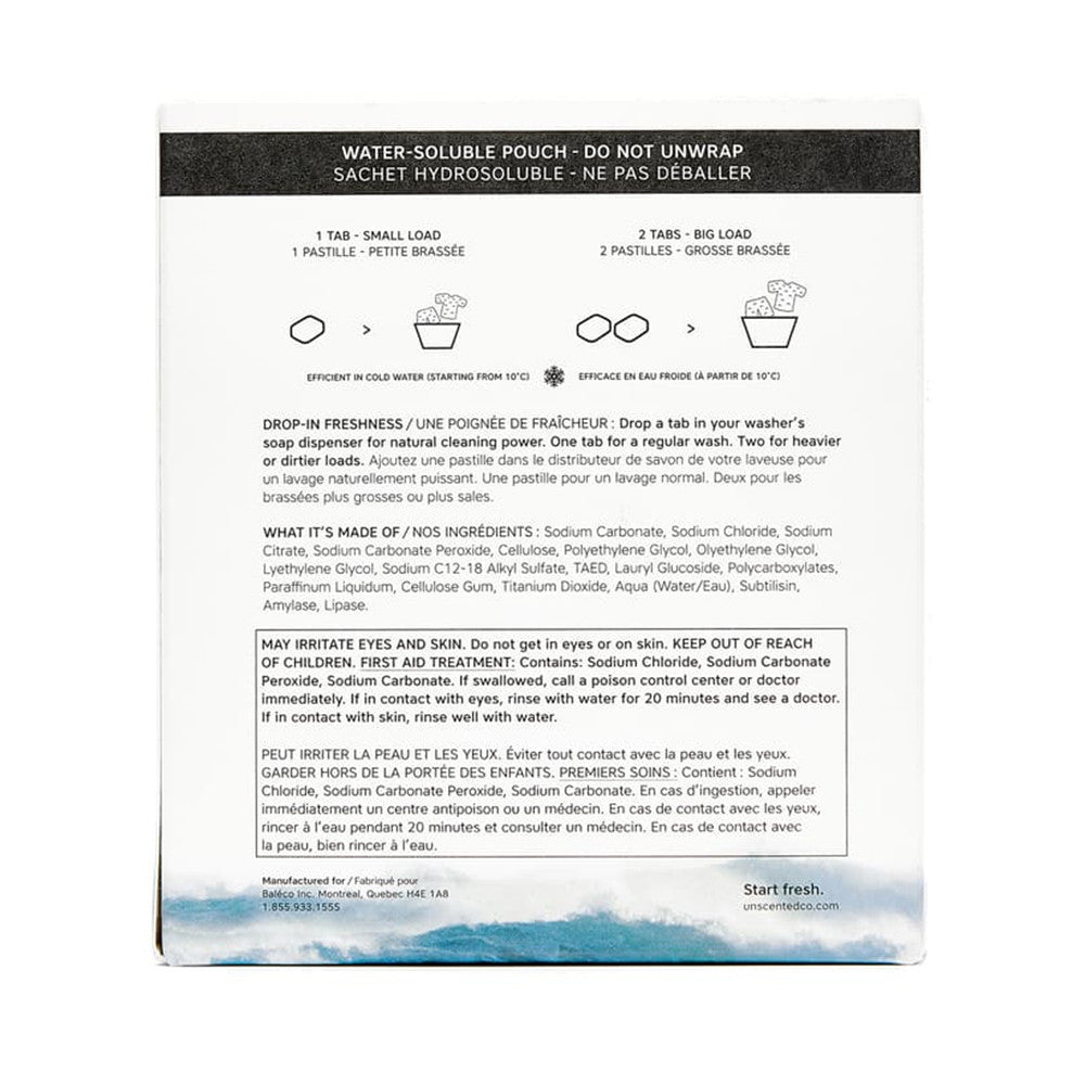 The Unscented Company Laundry Tabs, 35 Ct