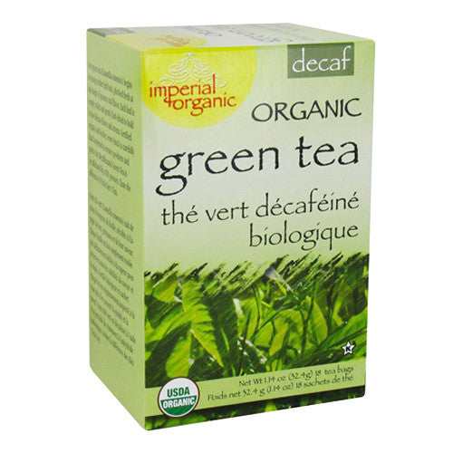 Uncle Lees Tea Imperial Organic Green Tea Decaf, 18 Ea
