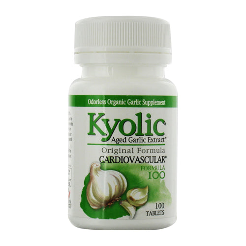 Kyolic Formula 100 Aged Garlic Extract Original Cardiovascular Tablets 100 ea