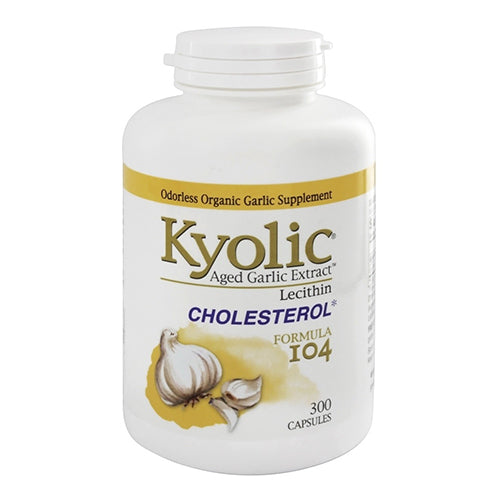 Kyolic Aged Garlic Extract Formula 104 With Lecithin Capsules 300 Ea
