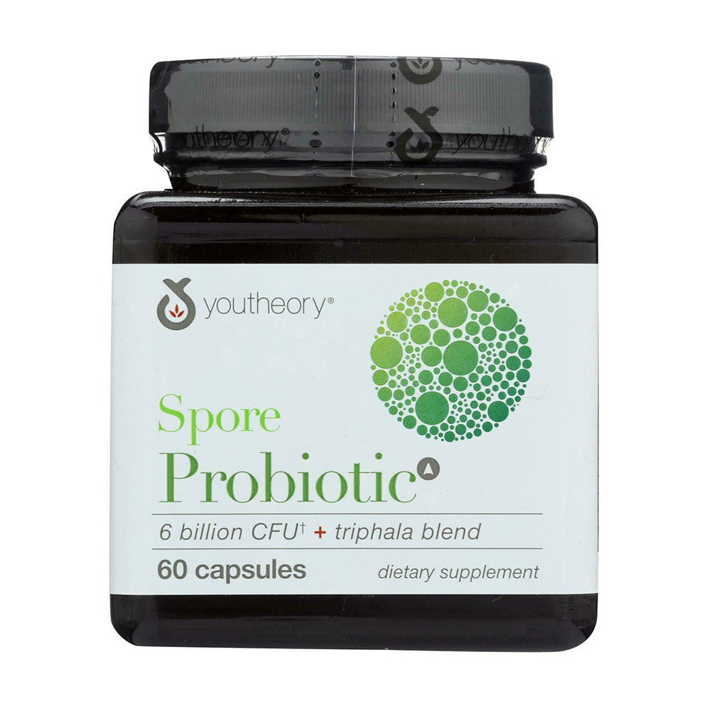 Youtheory Spore Probiotic Advanced Vegetarian Capsules, 60 Ea