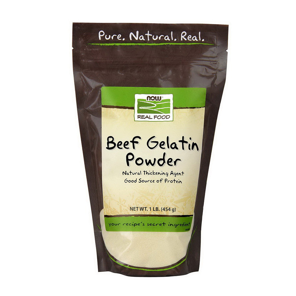 Now Real Food Beef Gelatin Powder, 1 Lb