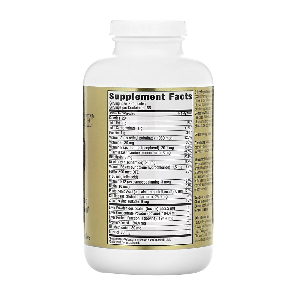 Naturally Vitamins Hep Forte Supplement Softgels, 500 Ea