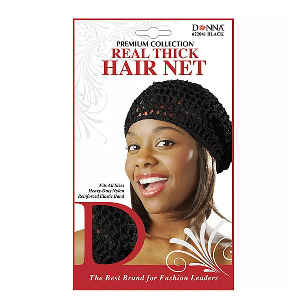 Donna Collection Titan Thick Hair, Net Black, 1 Ea