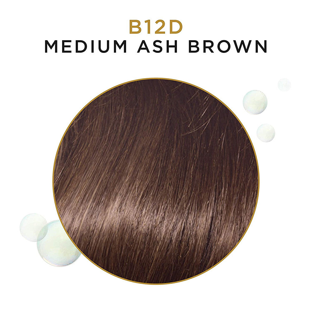 Clairol Beautiful B12D Medium Ash Brown Semi-Permanent Color, 3 Oz
