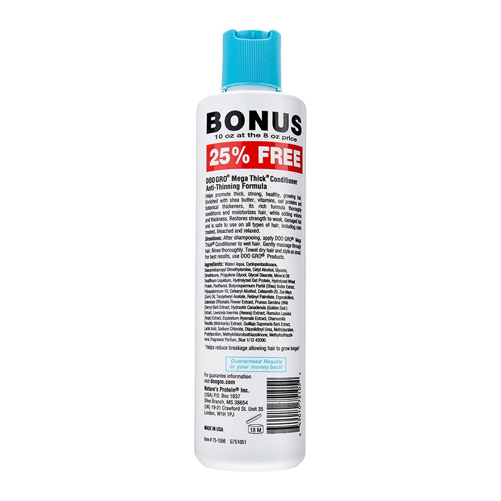 Doo Gro Mega Thick Anti Thinning Conditione 10 Oz