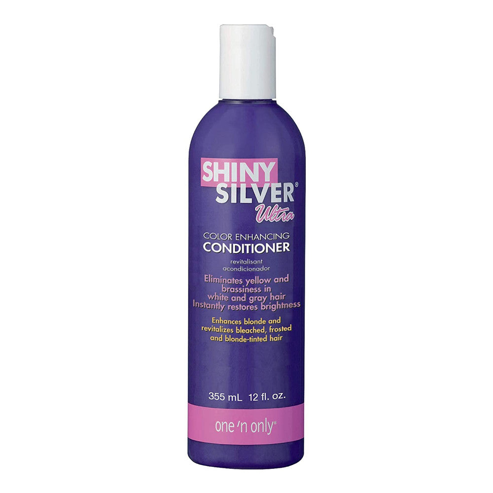 One N Only Shiny Silver Ultra Color Enhancing Conditioner, 12 Oz