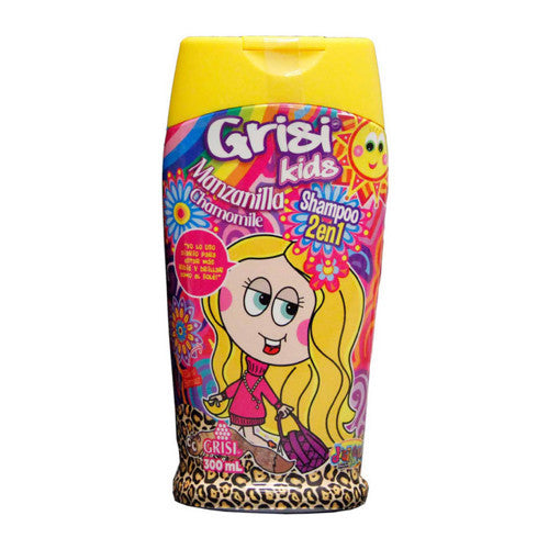 Grisi Kids Manzanilla Girls 2 in 1 Shampoo and Conditioner, 10 Oz